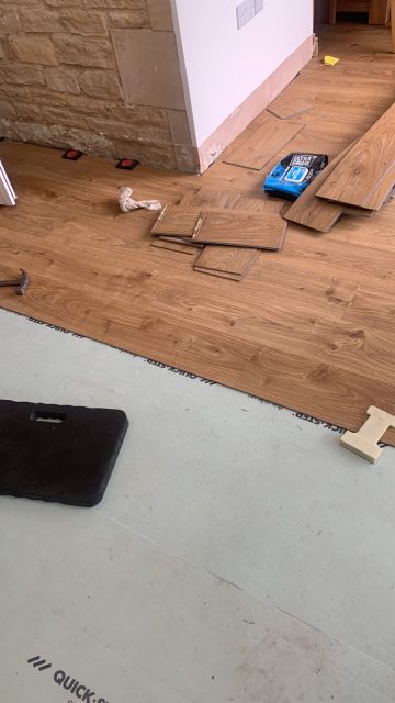 Oak flooring in South cerney — Crossways Property Maintenance